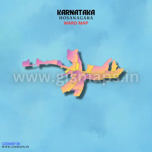 Hosanagara Ward Map (Karnataka)